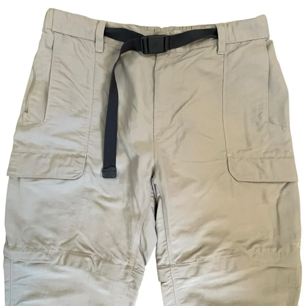 The North Face Mens Convertible Cargo Pants Shorts Large Outdoors Hiking Camping